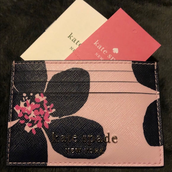Kate Spade ♠️🎀💕Floral Slim ID wallet - Picture 2 of 6